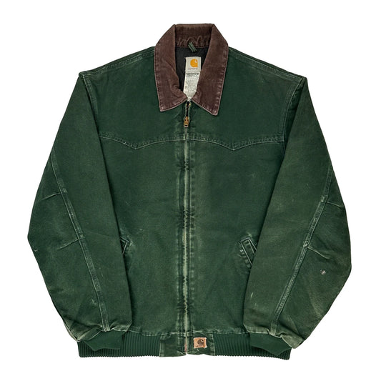 Vintage Carhartt J14 Spc Jacket - XL Green Cotton