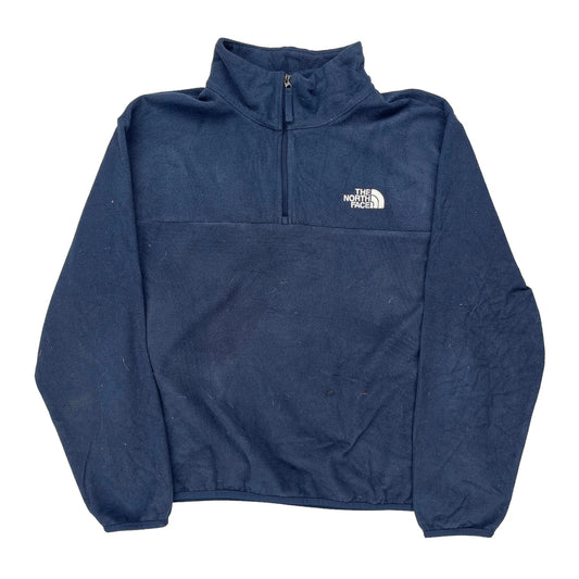 The North Face Fleece - Large Blue Polyester
