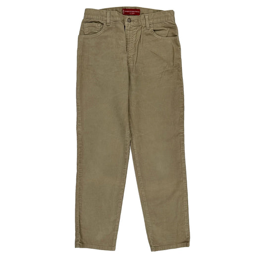 550 Levis Cord Trousers - 30″ Waist Beige Cotton Blend