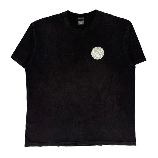 Santa Cruz Graphic T-Shirt - XL Black Cotton