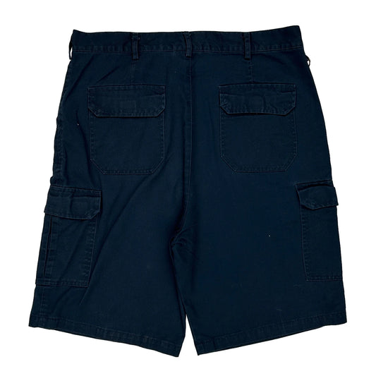 Dickies Cargo Shorts - 38W 10L Navy Polyester Blend
