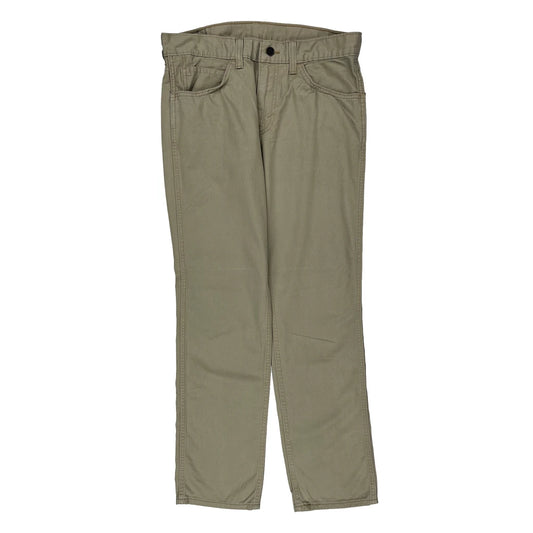 Levis Trousers - 32W 30L Khaki Cotton