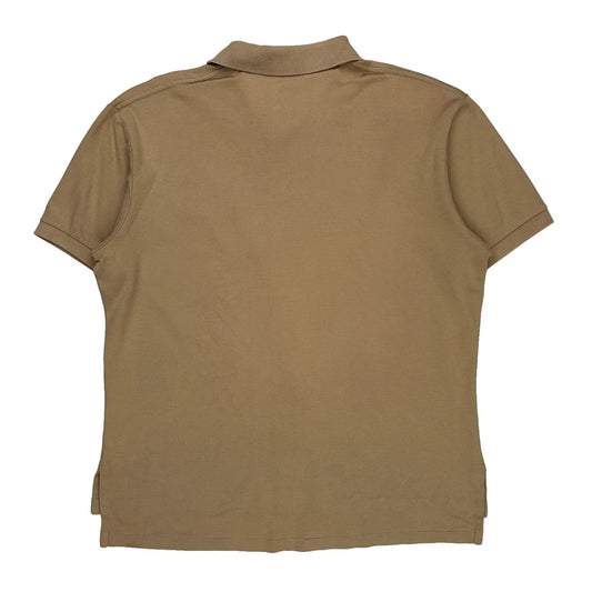 Polo By Ralph Lauren Polo Shirt - Medium Beige Cotton