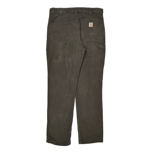 Carhartt Carpenter Trousers - 36W 33L Grey Cotton Blend