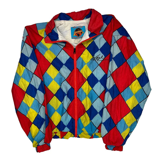 Starter Windbreaker - Large Multicoloured Nylon