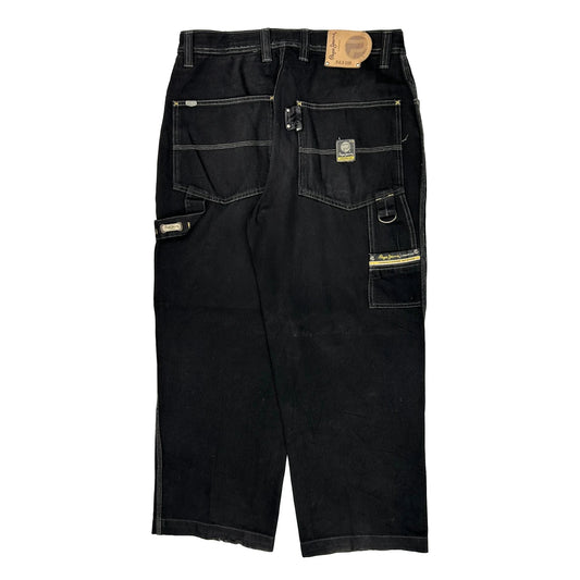 Pepe Jeans Baggy Carpenter Jeans - 31W 28L Black Cotton