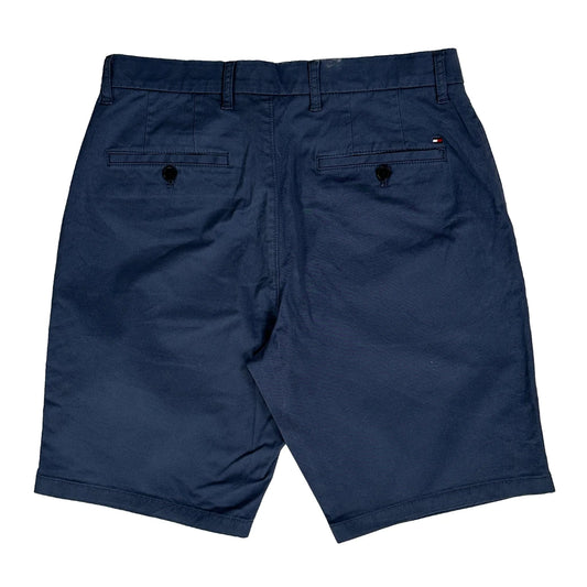 Tommy Hilfiger Chino Shorts - 30W 9L Blue Cotton