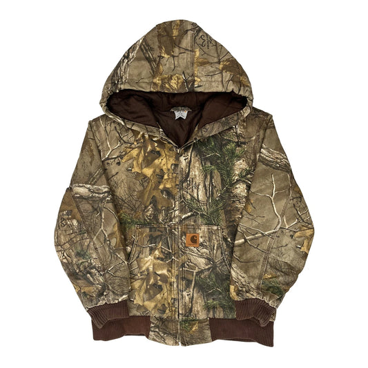 Age 10-12 Carhartt Camo Jacket - Medium Camo Cotton Blend