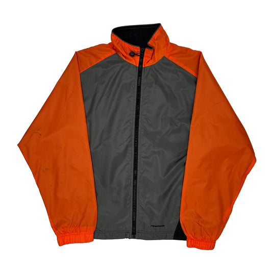 Reebok Jacket - Large Grey Polyester