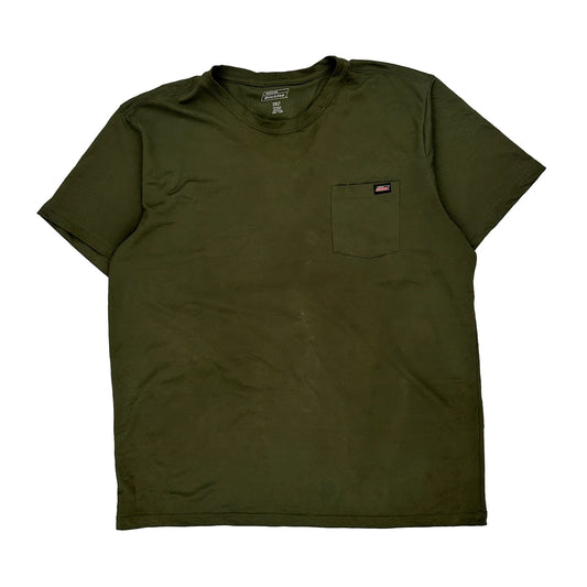 Dickies T-Shirt - 2XL Green Polyester