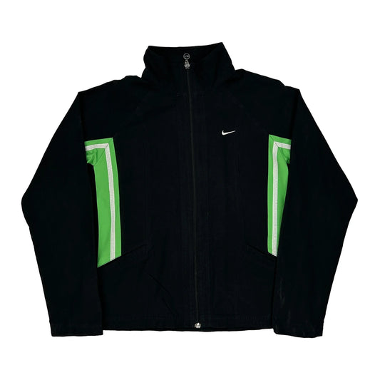 Nike Track Jacket - Medium Black Polyester