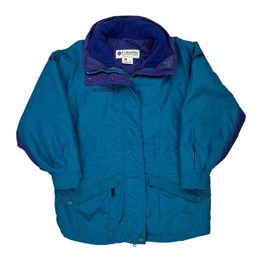 Columbia Ski Jacket - Medium Blue Polyester