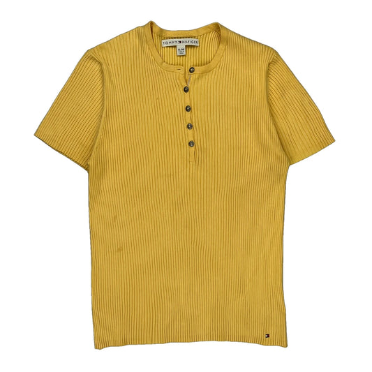 Tommy Hilfiger Top - XL Yellow Silk Blend