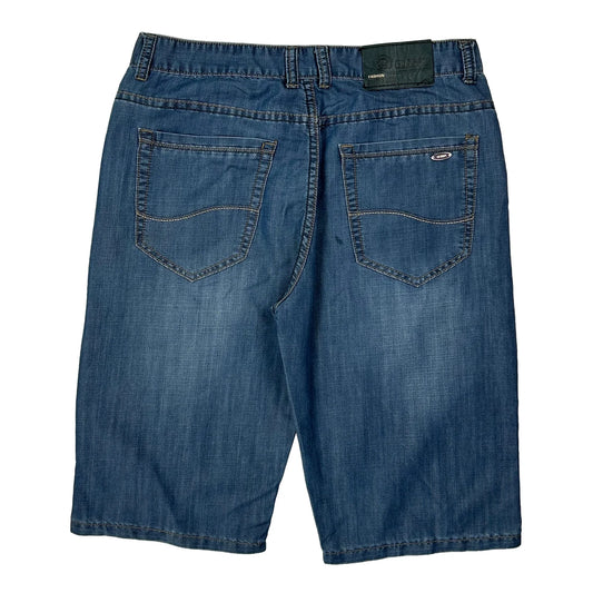 Guess Denim Shorts - 32W 13L Blue Denim