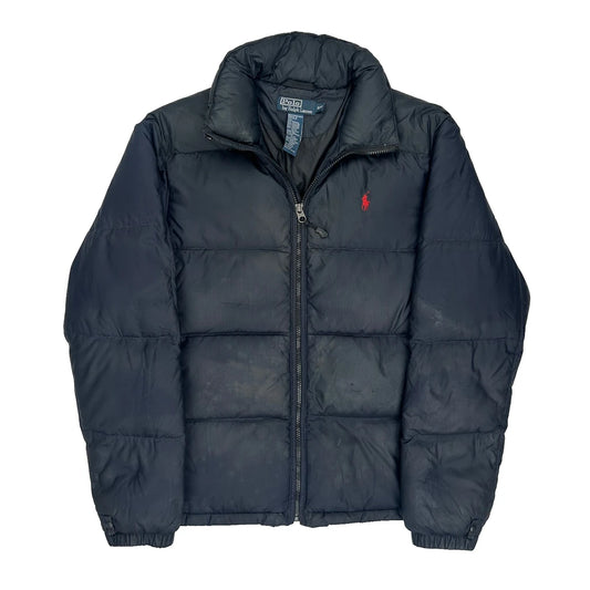 Vintage Polo By Ralph Lauren Puffer - Small Navy Polyester