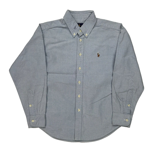 Age 12 Ralph Lauren Shirt - Large Blue Cotton