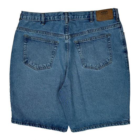 Route 66 Denim Shorts - 36W 9L Blue Cotton