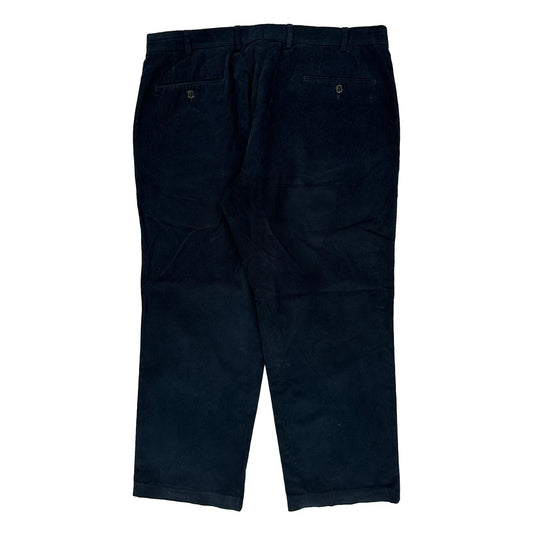 Ralph Lauren Cord Trousers - 38″ Waist Black Cotton