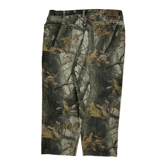 Vintage Wrangler Camo Cargo Trousers - 38W 30L Camo Cotton