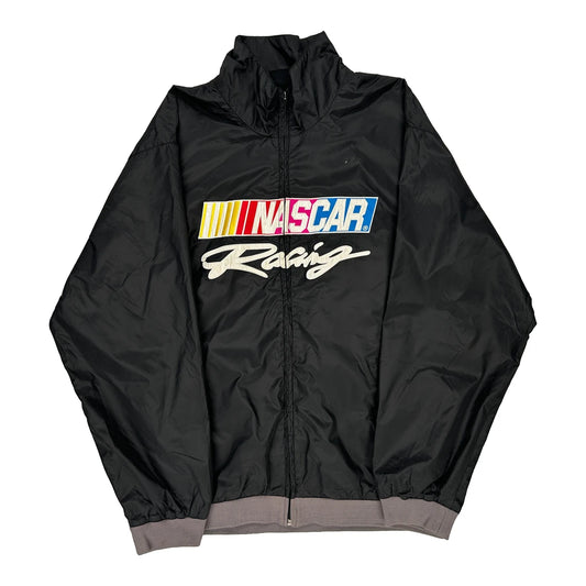 Nascar Windbreaker - XL Black Nylon