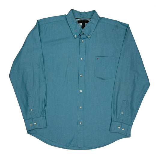 Tommy Hilfiger Shirt - XL Blue Cotton