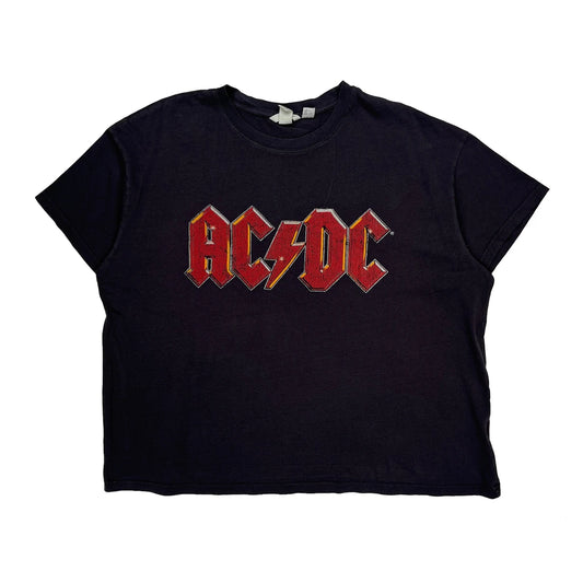 Fly On The Wall Tour 1985 H&M Acdc T-Shirt - XL Black Cotton