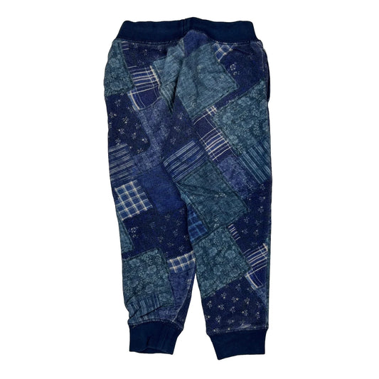 Age 5 Polo By Ralph Lauren Checked Joggers - XS Blue Cotton