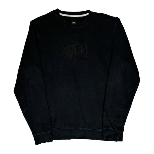 Vans Long Sleeve T-Shirt - Medium Black Cotton Blend
