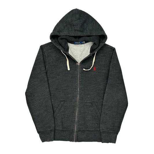 Polo By Ralph Lauren Hoodie - Medium Grey Cotton Blend