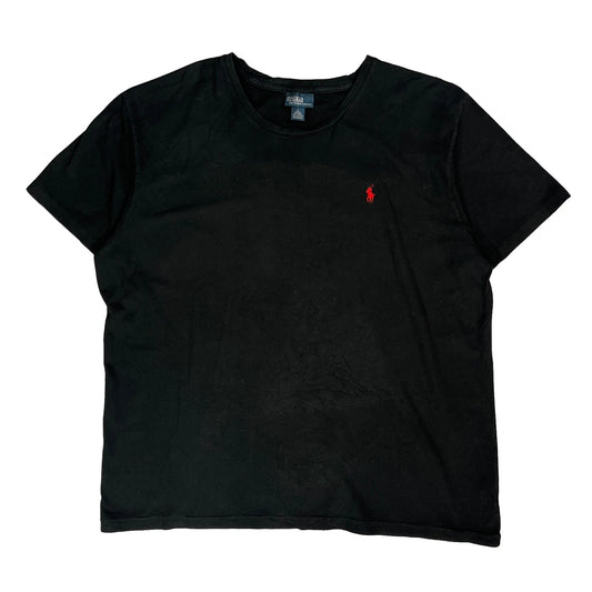 Vintage Polo By Ralph Lauren T-Shirt - XL Black Cotton