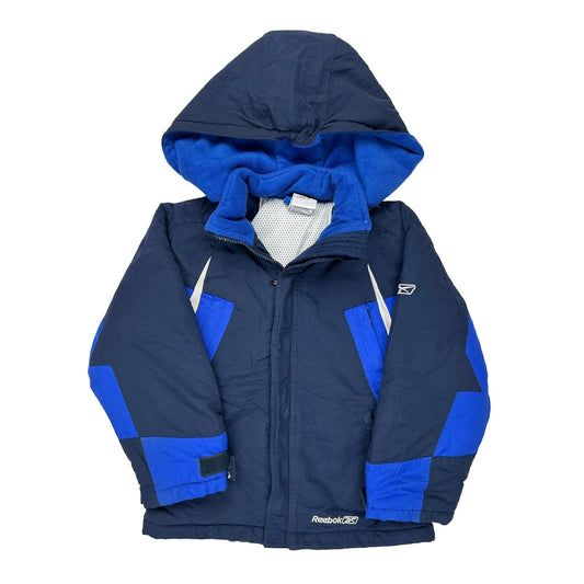 Age 7 Reebok Ski Jacket - Large Blue Nylon
