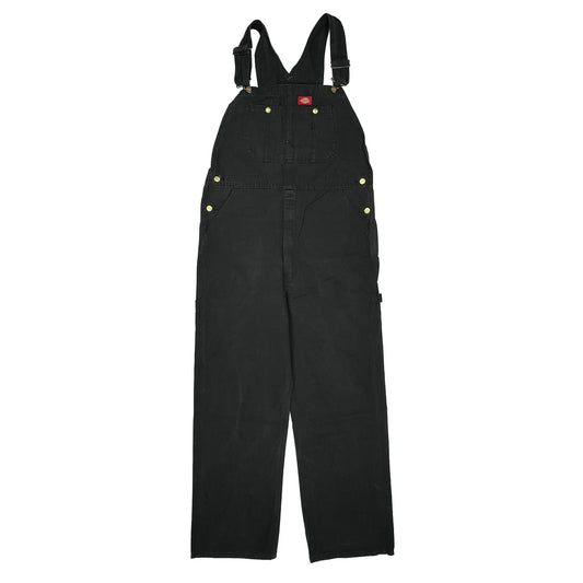 Vintage Dickies Dungarees - 38W 30L Black Cotton