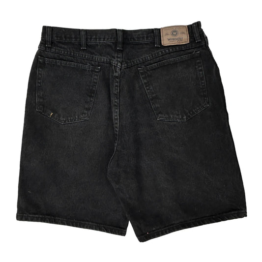 Wrangler Denim Shorts - 34W 8L Black Cotton