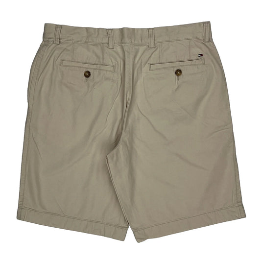 Tommy Hilfiger Chino Shorts - 32W 9L Beige Cotton