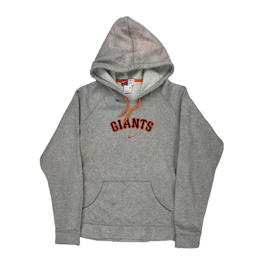 Age 11-12 Giants Nike Mlb Hoodie - Medium Grey Cotton Blend