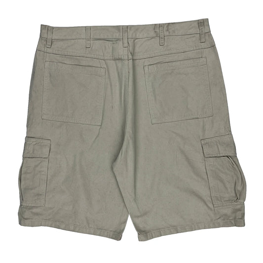 Wrangler Cargo Shorts - 38W 10L Beige Cotton