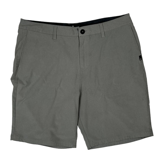 Vintage Quiksilver Chino Shorts - 36W 9L Grey Cotton