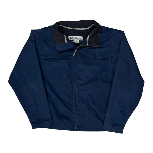 Columbia Windbreaker - XL Navy Nylon
