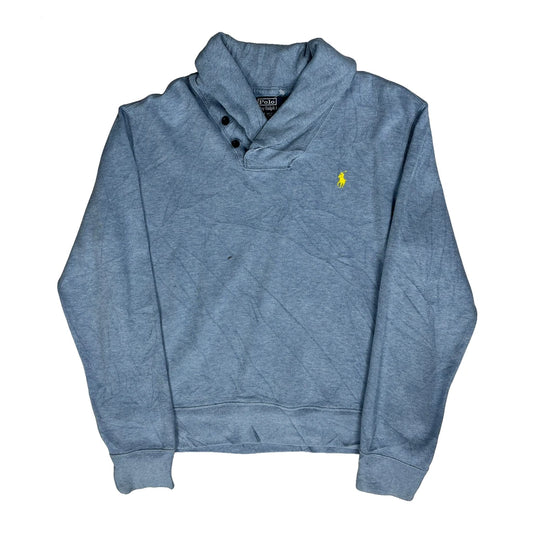 Polo By Ralph Lauren Jumper - Medium Blue Cotton
