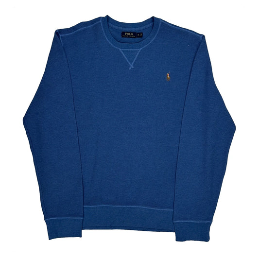 Polo By Ralph Lauren Sweatshirt - XL Blue Cotton