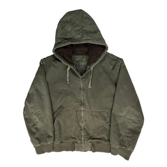 Levis Active Workwear Jacket - 2XL Green Cotton