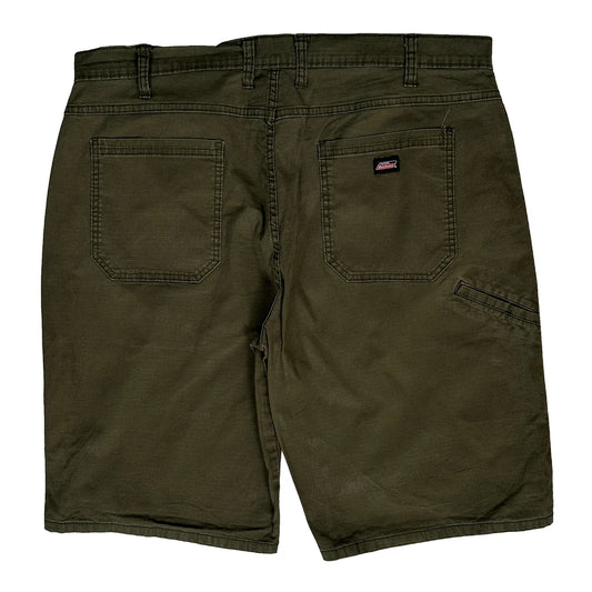 Dickies Cargo Shorts - 36W 11L Green Cotton