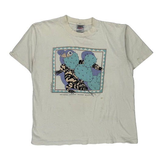 Arizona-Sonora Desert Museum Oneita Graphic T-Shirt - XL Cream Cotton