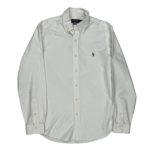Polo By Ralph Lauren Shirt - Medium White Cotton