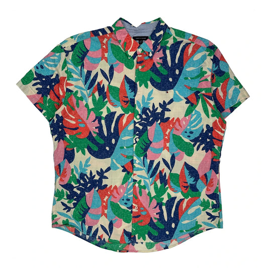 Tommy Hilfiger Floral Hawaiian Shirt - 3XL Multicoloured Cotton