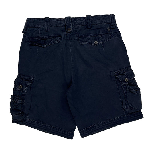 Polo By Ralph Lauren Cargo Shorts - 32W 10L Blue Cotton