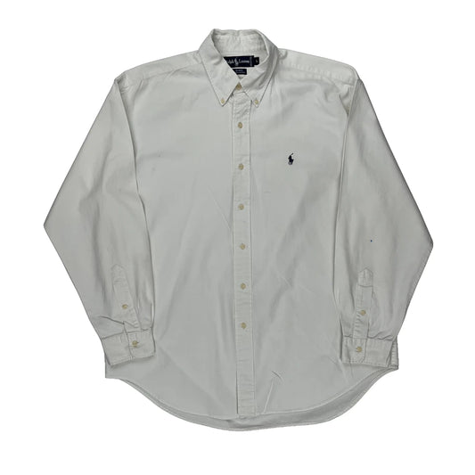 Blaire Shirt Ralph Lauren Shirt - Large White Cotton