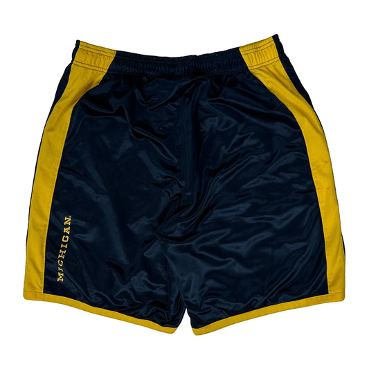 University Of Michigan Nike College Sport Shorts - XL Navy Polyester