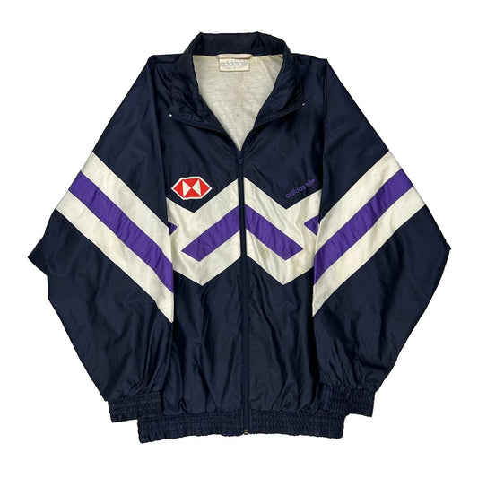 Adidas Graphic Windbreaker - Small Purple Polyester