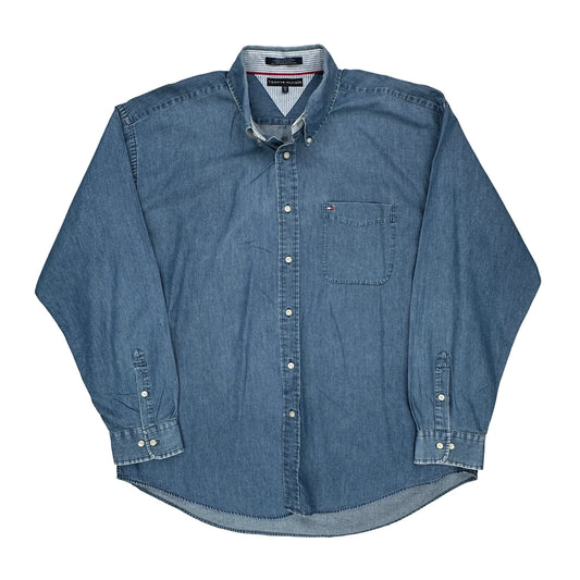 Tommy Hilfiger Denim Shirt - 2XL Blue Cotton